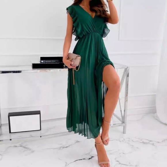 Heather green dress - Picture 1 of 1